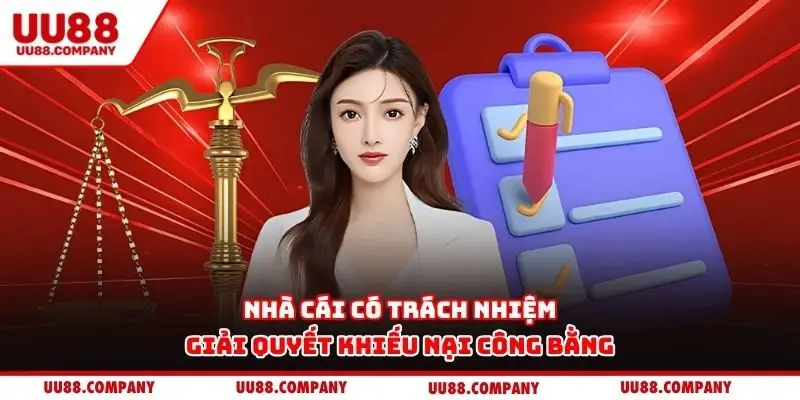 Nhà cái có trách nhiệm giải quyết khiếu nại công bằng
